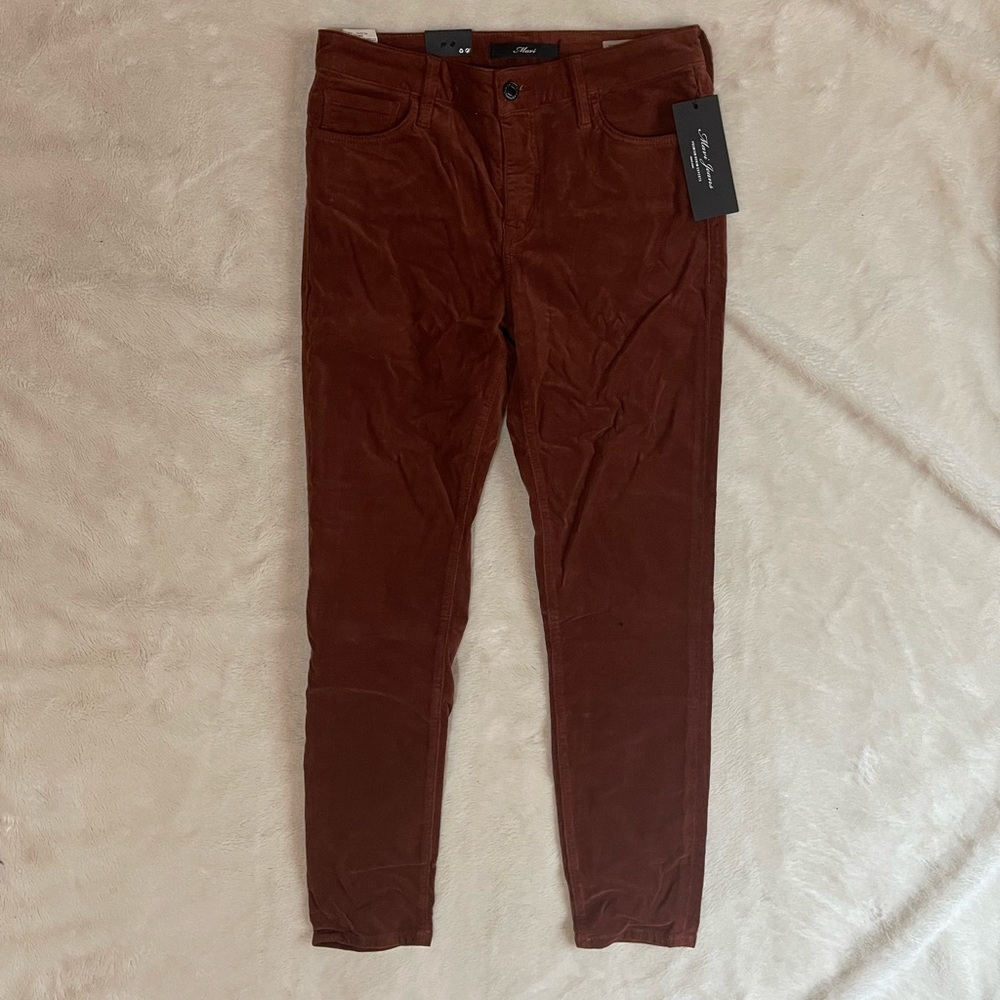 Mavi Tess Rust Corduroy Skinny Pant
